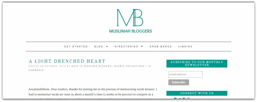 muslimah bloggers