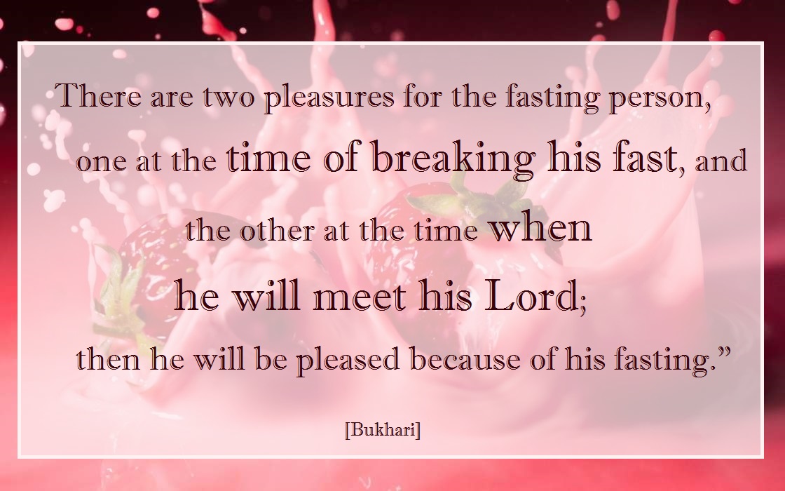 fasting two pleasures