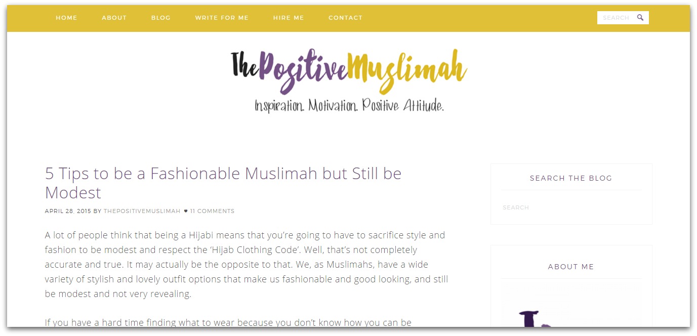 the positive muslimah