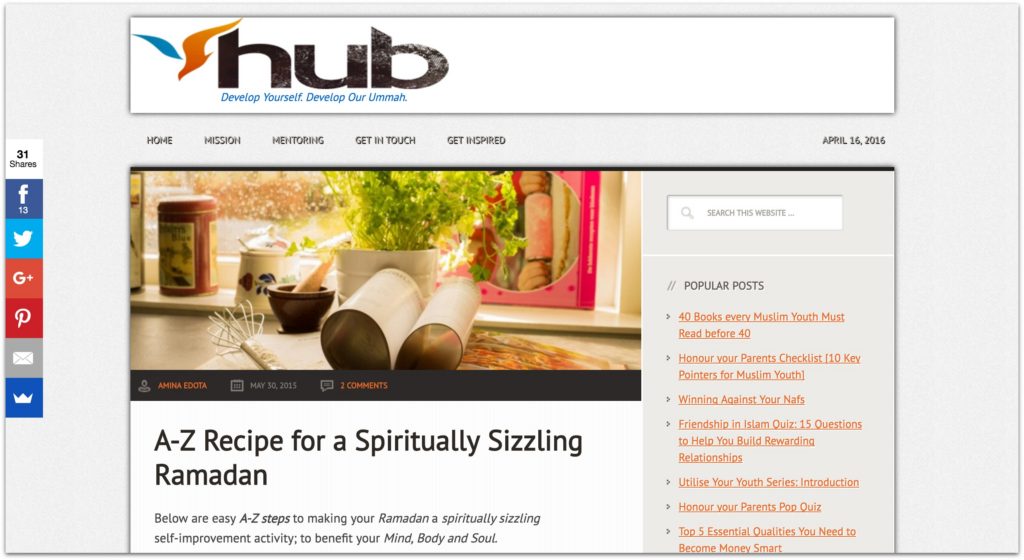 Youthly hub - spiritually sizzling Ramadan
